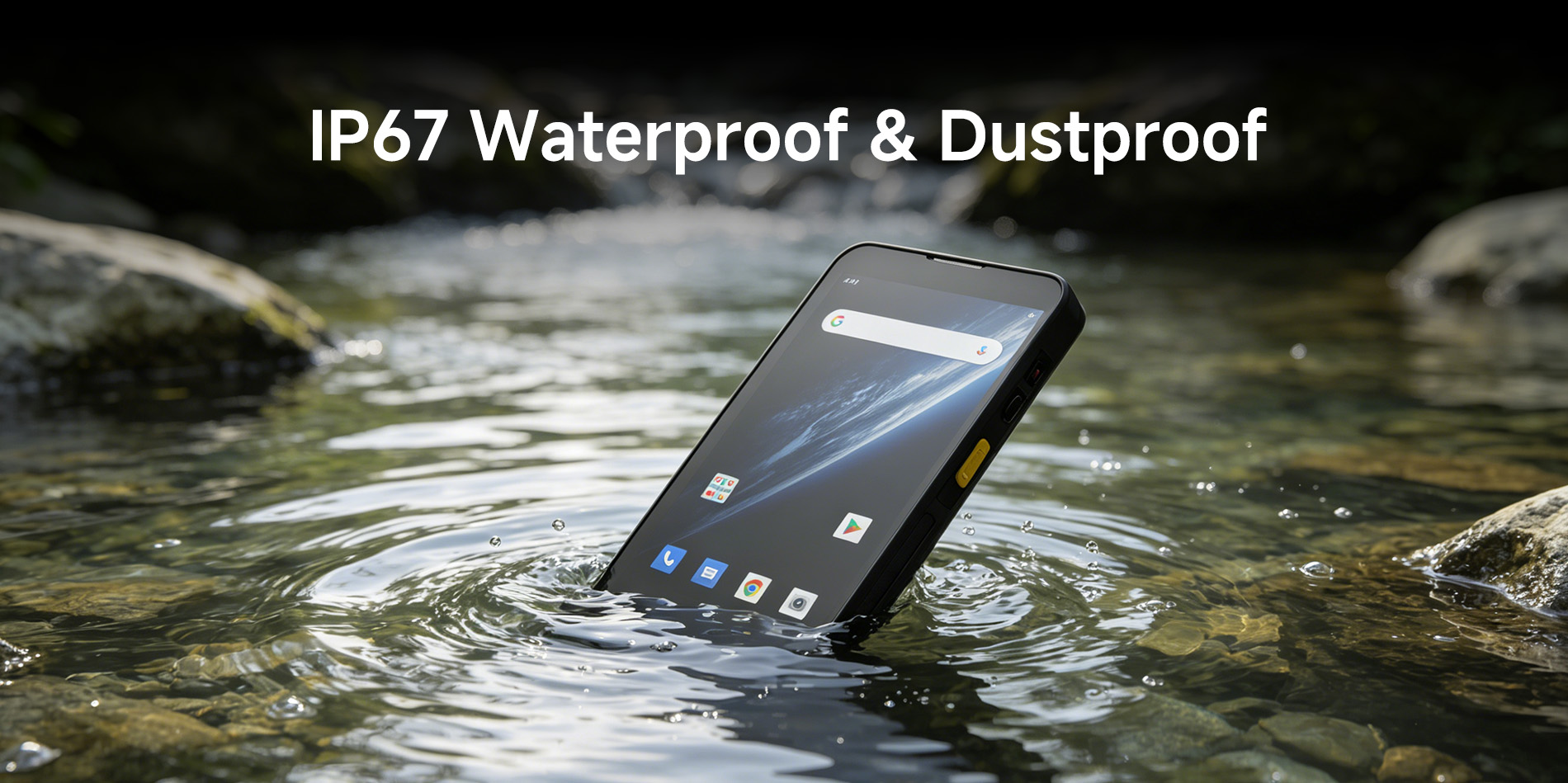 MC51S IP67 waterproof and dustproof rugged handheld PDA for industrial environments