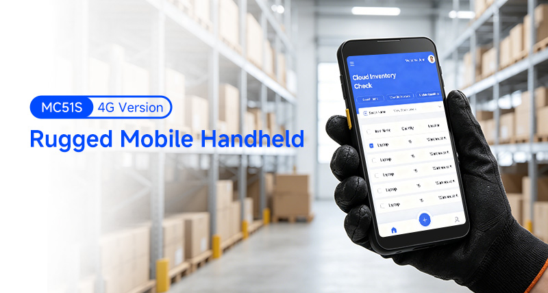 MC51S 4G rugged mobile handheld computer for warehouse inventory and logistics management