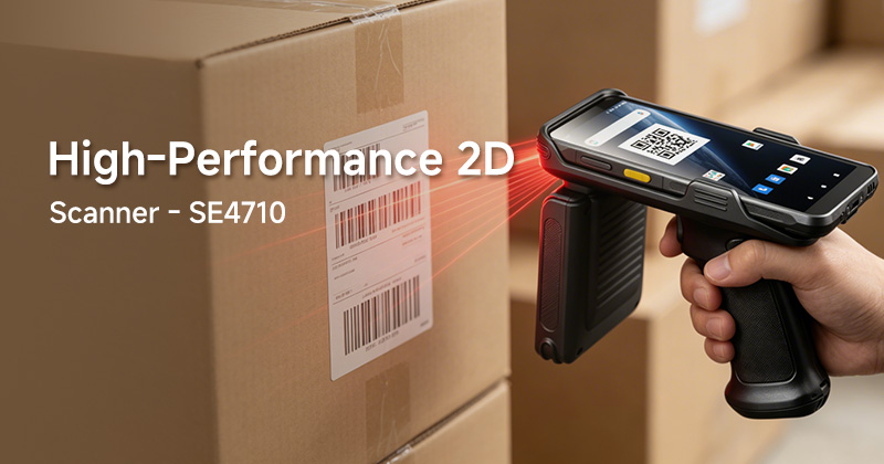 MC51S rugged handheld PDA with Zebra SE4710 2D barcode scanner for warehouse and logistics