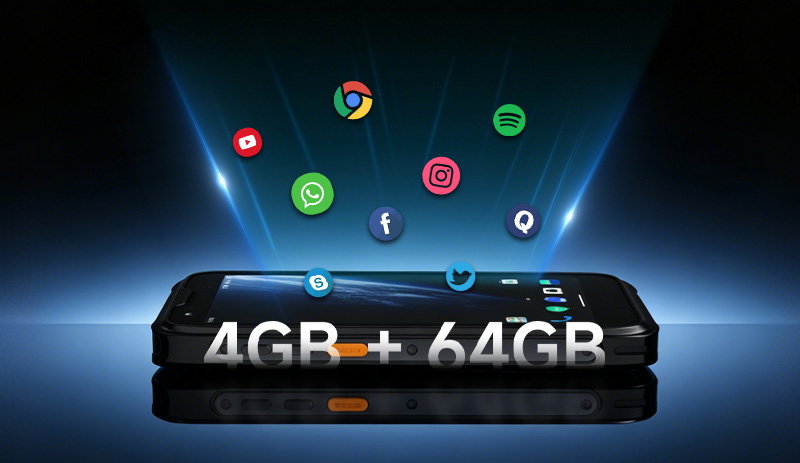 Arrvel MC95 Android handheld PDA with 4GB RAM and 64GB storage for inventory management, logistics and mobile data collection.