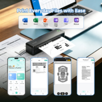 Arrvel A8 portable printer printing Word, PDF, Excel, PowerPoint and images using mobile app